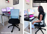 Elevate your home office with Sunaofe task chair designed for ultimate comfort and support. Our ergonomic chair provides adjustable lumbar support and armrests, promoting proper posture and reducing discomfort during long workdays. Say goodbye to ordinary chairs and upgrade to our ergonomic task chair for a healthier and more comfortable work-from-home experience