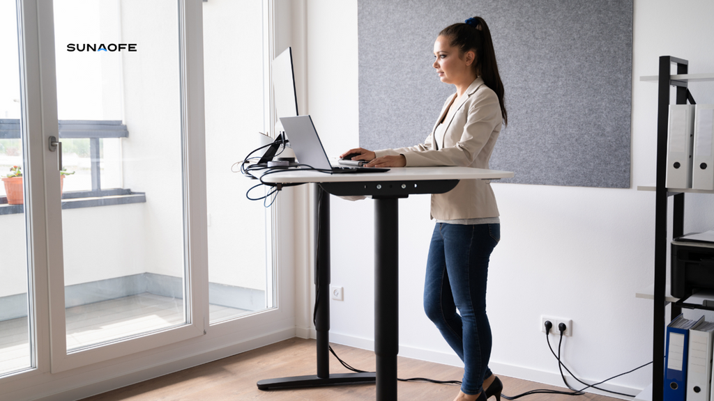 From Classic to Contemporary: Transform Your Black-and-White Room with a Standing Desk