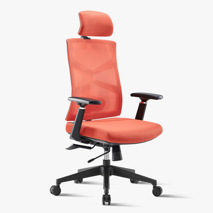Red Ergonomic Chair for Lower Back Pain