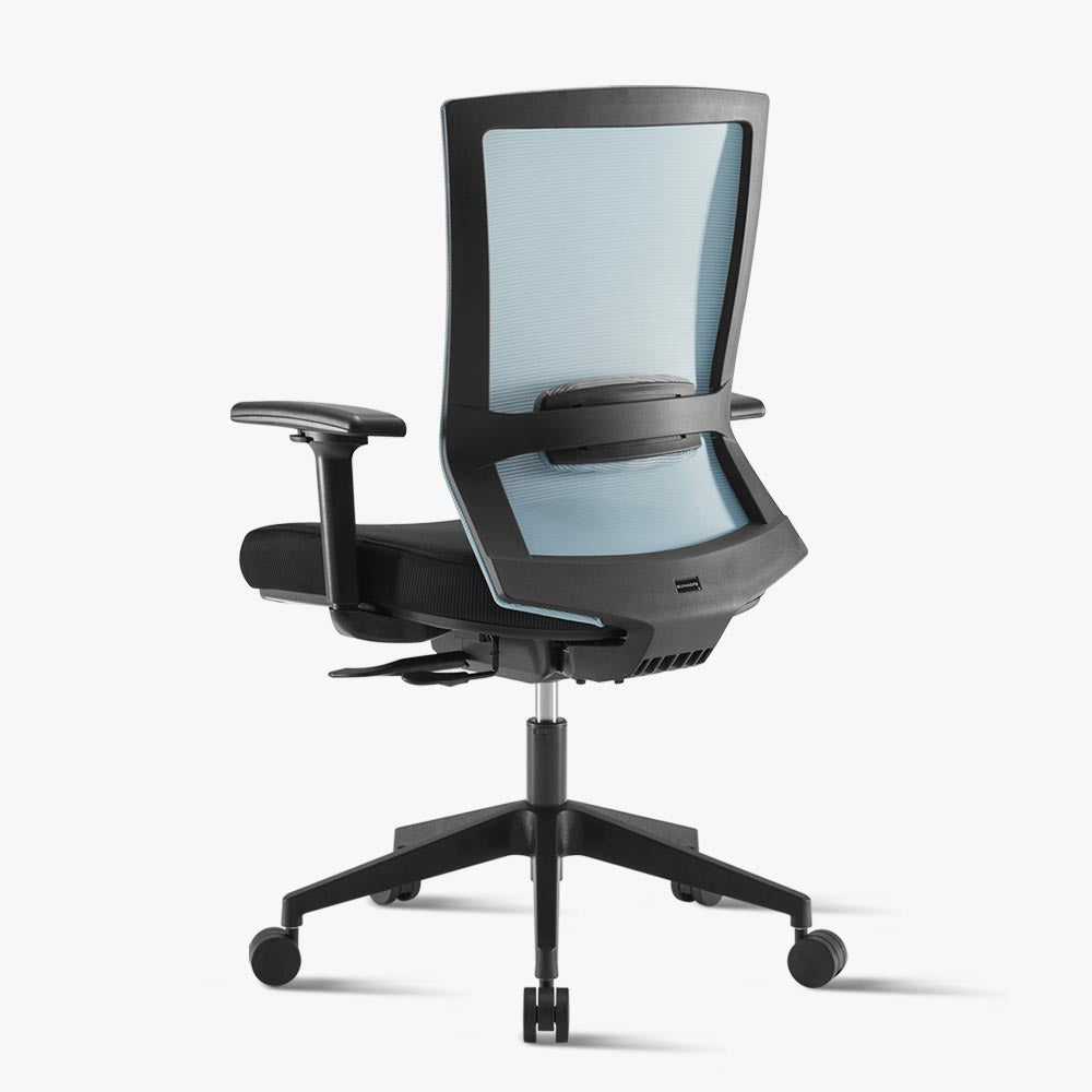 Blue Ergonomic Office Chairs with Lumbar Support
