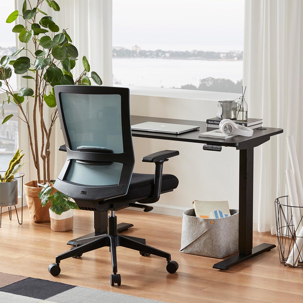 Ergonomic Office Chair with Lumbar Support and Wheels