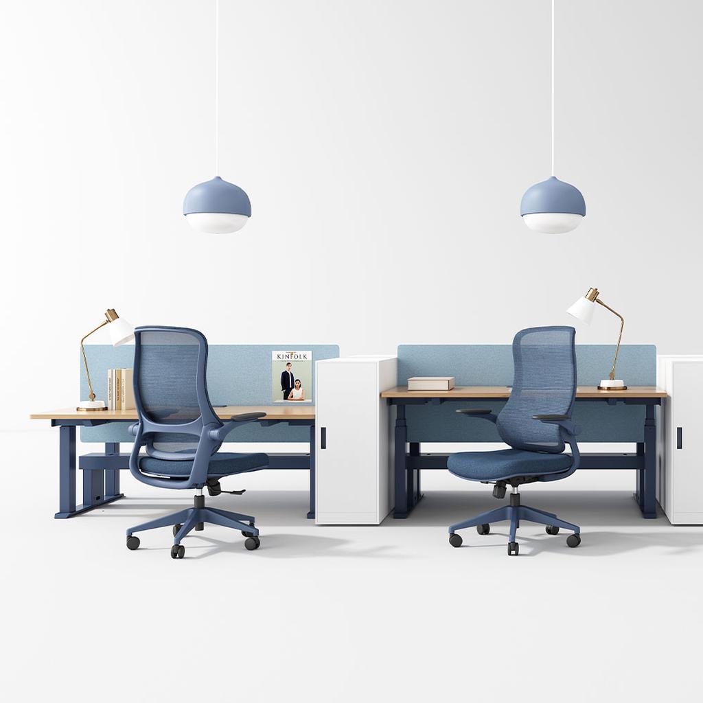 Blue Desks and Office Chairs | Sunaofe