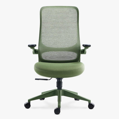 Sunaofe Ergonomic Sustainable Green Office Chair Front View