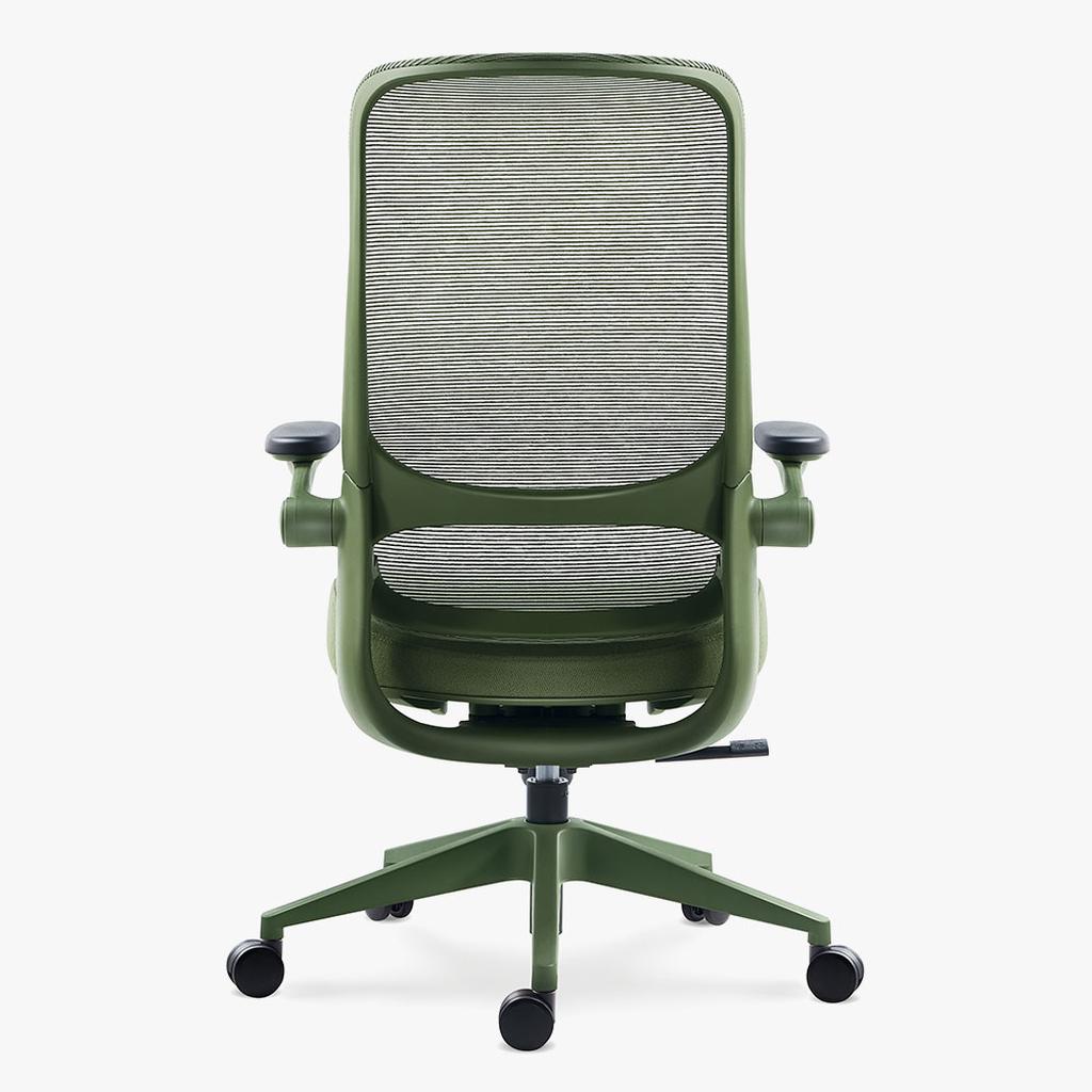Sunaofe Ergonomic Sustainable Green Office Chair Rear View