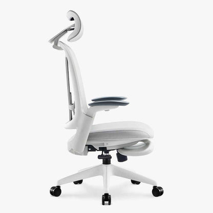 greyish ergonomic leather chairs