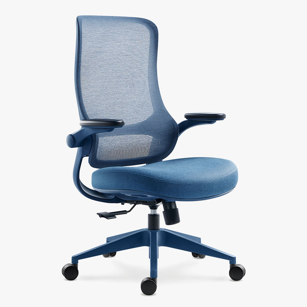 affordable office blue chair for petite person