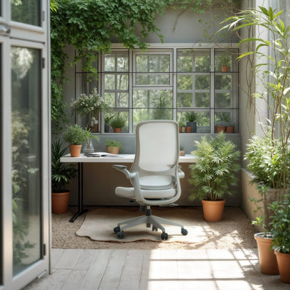Resistance丨Gray Office Mesh Chair – Built for Discipline