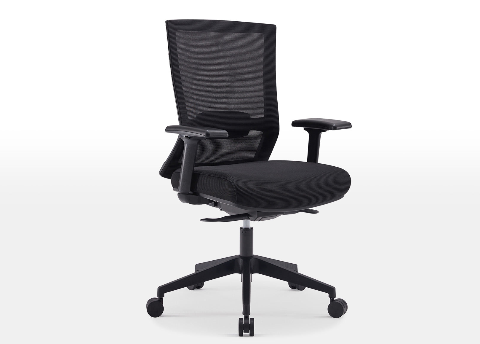 High Back Mesh Executive Chair with Adjustable Lumbar Support - Black