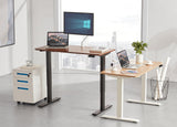 Upgrade your office space with our Sunaofe Tau2 standing desk. This scenario photo showcases the desk in a modern office setting, complete with adjustable ergonomic accessories for a comfortable and healthy work environment. The dual motor system and adjustable height settings make it easy to find the perfect working position, while the sleek and durable design adds a touch of sophistication to any office space. Shop now for a desk that promotes productivity, health, and style!