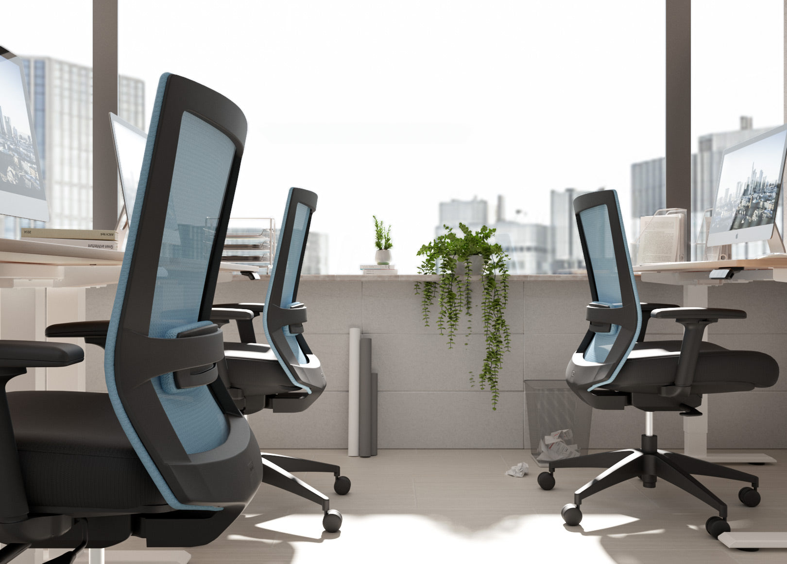 Sunaofe Elite67 ergonomic chair with adjustable features for improved posture and comfort in the workplace